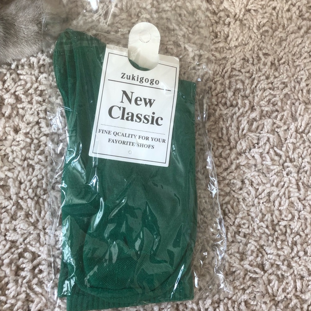 Vintage new green socks